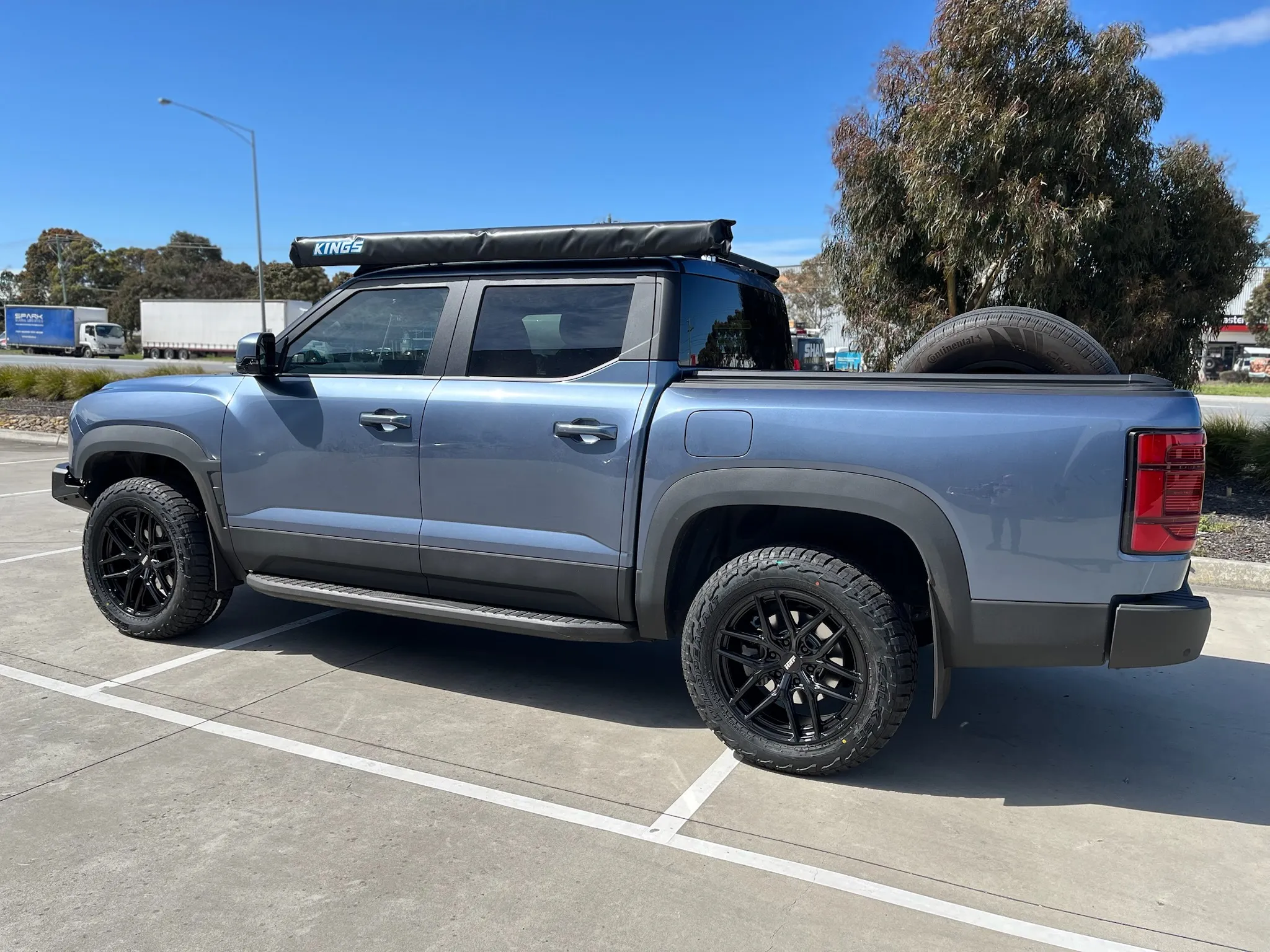 BYD SHARK with HRF STEALTH 20X9 SATIN BLACK WHEELS |  | BYD